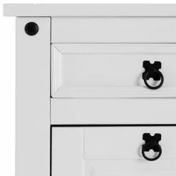 IDIMEX Schuhschrank TEQUILA, Kiefer Massiv, 2 Klappen Und Schubladen, Mexiko -Sideboards Verkäufe 81320 5