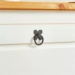 IDIMEX Schuhkipper TEQUILA, Kiefer Massiv, Weiß/braun, Mit 2 Klappen, Mexiko -Sideboards Verkäufe 81322 AC5