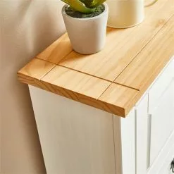 IDIMEX Schuhkipper TEQUILA, Kiefer Massiv, Weiß/braun, Mit 2 Klappen, Mexiko -Sideboards Verkäufe 81322 AC6