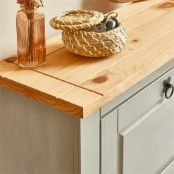 IDIMEX Schuhkipper TEQUILA Mit 2 Klappen Grau/braun, Mexiko -Sideboards Verkäufe 81323 AC6