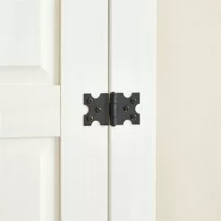 IDIMEX Schuhschrank TEQUILA, Kiefer Massiv Weiß/braun, Mit 2 Schubladen Und 8 Fächer, Mexiko -Sideboards Verkäufe 81325 AC6