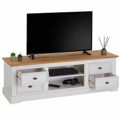 IDIMEX TV Lowboard KENT In Weiß/braun, Kiefer Massiv -Sideboards Verkäufe 81389 2