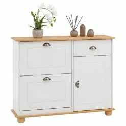 IDIMEX Schuhschrank COLMAR, Kiefer In Weiß/braun