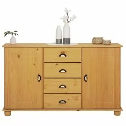 IDIMEX Sideboard COLMAR Kiefer Massiv Gebeizt -Sideboards Verkäufe 8316 4 N3