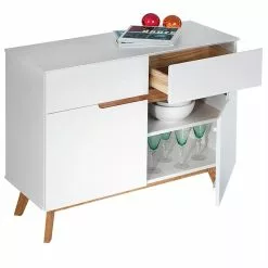 IDIMEX Kommode TIBOR Mit 2 Türen Und 2 Schubkasten, Weiß -Sideboards Verkäufe 83903 2