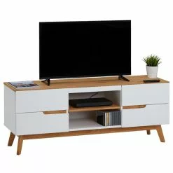 IDIMEX Lowboard TV Möbel TIBOR, Weiß