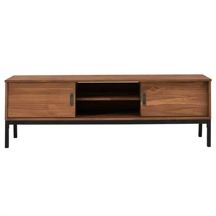 IDIMEX TV Lowboard SELMA In Dunkelbraun, Kiefer Massiv 2 IDIMEX TV Lowboard SELMA In Dunkelbraun, Kiefer Massiv – Bild 2