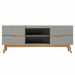 IDIMEX TV Lowboard TIBOR In Grau, Kiefer Massiv 8 IDIMEX TV Lowboard TIBOR In Grau, Kiefer Massiv -Sideboards Verkäufe 83917 2