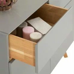 IDIMEX Kommode TIBOR Mit 2 Türen Und 2 Schubkasten, In Grau -Sideboards Verkäufe 83919 3