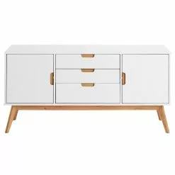 IDIMEX Sideboard TIVOLI 2 Türen 3 Schubladen Skandinavisches Design, Weiß -Sideboards Verkäufe 83922 2