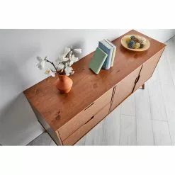 IDIMEX Lowboard TIVOLI Mit 2 Türen Und Schubladen, Kiefer Kastanienfarben -Sideboards Verkäufe 83927 A4
