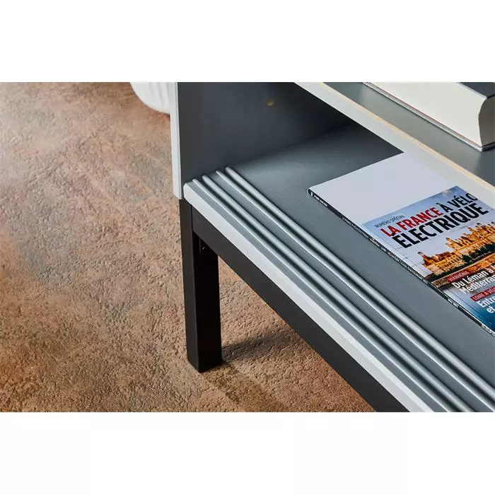 IDIMEX TV Lowboard SELMA In Grau, Kiefer Massiv 6 IDIMEX TV Lowboard SELMA In Grau, Kiefer Massiv – Bild 6