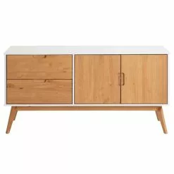 IDIMEX Sideboard TIVOLI, Kiefer Massiv Weiß, Mit 2 Türen Und Schubladen -Sideboards Verkäufe 83933 2