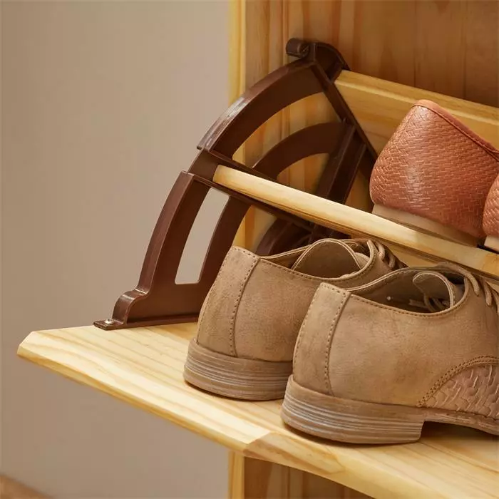 IDIMEX Schuhkipper BASIL Mit 2 Kipper Und In Natur, Kiefer Massiv 6 IDIMEX Schuhkipper BASIL Mit 2 Kipper Und In Natur, Kiefer Massiv – Bild 6