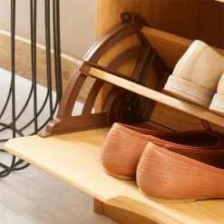 IDIMEX Schuhkipper BASIL Mit 2 Kipper In Braun, Kiefer Massiv -Sideboards Verkäufe 84006 A0 5N