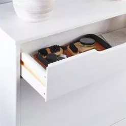 IDIMEX Schuhkipper BASIL Mit 2 Kipper Und 1 Schublade In Weiß, Kiefer Massiv -Sideboards Verkäufe 84007 A0 7N