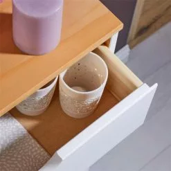 IDIMEX Schuhkipper BASIL Mit 2 Kipper In Weiß/braun, Kiefer Massiv -Sideboards Verkäufe 84009 A0 5N