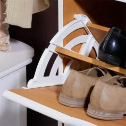 IDIMEX Schuhkipper BASIL Mit 2 Kipper In Weiß/braun, Kiefer Massiv -Sideboards Verkäufe 84009 A0 6N