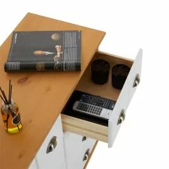 IDIMEX Schubladenschrank COLMAR, Kiefer Massiv Weiß/braun, Mit 8 Schubladen -Sideboards Verkäufe 84029 5