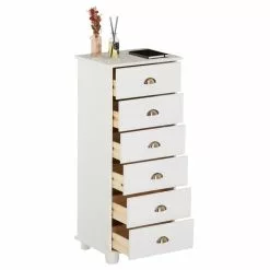 IDIMEX Schubladenkommode COLMAR, Kiefer Massiv Weiß, Mit 6 Schubladen -Sideboards Verkäufe 8404 2