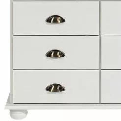 IDIMEX Schubladenschrank COLMAR, Kiefer Massiv Weiß, Mit 11 Schubladen -Sideboards Verkäufe 8406 4