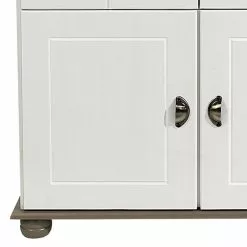 IDIMEX Sideboard COLMAR, Kiefer Massiv Weiß/taupe, Mit 3 Türen Und Schubladen -Sideboards Verkäufe 84106 5