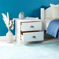 IDIMEX Nachttisch PARIS Mit 2 Schubladen, In Weiß -Sideboards Verkäufe 84138 AC2