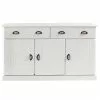 IDIMEX Sideboard PARIS Aus Massiver Kiefer In Weiß Mit 2 Schubladen Und 3 Türen