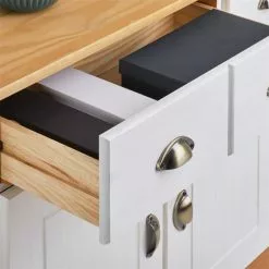 IDIMEX Sideboard PARIS Aus Massiver Kiefer In Weiß/braun Mit 2 Schubladen Und 3 Türen -Sideboards Verkäufe 84145 5