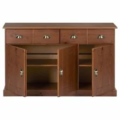 IDIMEX Sideboard PARIS Aus Massiver Kiefer In Kastanienfarben Mit 2 Schubladen Und 3 Türen -Sideboards Verkäufe 84146 3