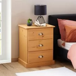 IDIMEX Nachttisch PARIS Mit 3 Schubladen, In Braun -Sideboards Verkäufe 84148 AC0