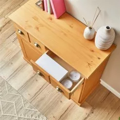 IDIMEX Kommode PARIS Aus Kiefer Massiv In Gebeizt/gewachst Mit 2 Schubladen Und Türen -Sideboards Verkäufe 84150 AC5