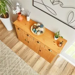 IDIMEX Sideboard PARIS Aus Massiver Kiefer Gebeizt/gewachst Mit 2 Schubladen Und 3 Türen -Sideboards Verkäufe 84152 AC5