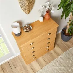 IDIMEX Schubladenschrank PARIS Aus Massiver Kiefer Gebeizt/gewachst Mit 6 Schubladen -Sideboards Verkäufe 84153 AC2