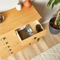 IDIMEX Schubladenschrank PARIS Aus Massiver Kiefer Gebeizt/gewachst Mit 6 Schubladen -Sideboards Verkäufe 84153 AC3