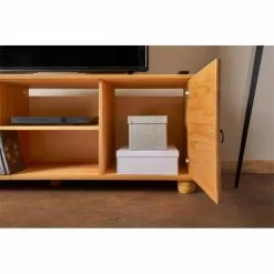 IDIMEX TV Lowboard BELFORT In Natur, Kiefer Massiv -Sideboards Verkäufe 8445 A5