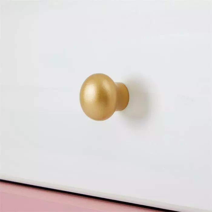 Kommode ISABELLA Mit 4 Schubladen In Weiß/rosa 5 Kommode ISABELLA Mit 4 Schubladen In Weiß/rosa – Bild 5