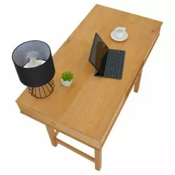 CARO-Möbel Schreibtisch SALSA Mit 2 Schubladen, Gebeizt Gewachst -Sideboards Verkäufe 91409 3