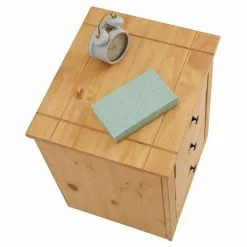 CARO-Möbel Nachttisch CANCUN Aus Kiefer Mit 3 Schubladen -Sideboards Verkäufe 91414 3