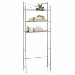 CARO-Möbel Toiletten Waschmaschinen Regal MARSA Mit 3 Ablagen In Grau 7 CARO-Möbel Toiletten Waschmaschinen Regal MARSA Mit 3 Ablagen In Grau -Sideboards Verkäufe 93000 2