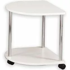 IDIMEX Beistelltisch FELINA Mit Rollen In Weiß