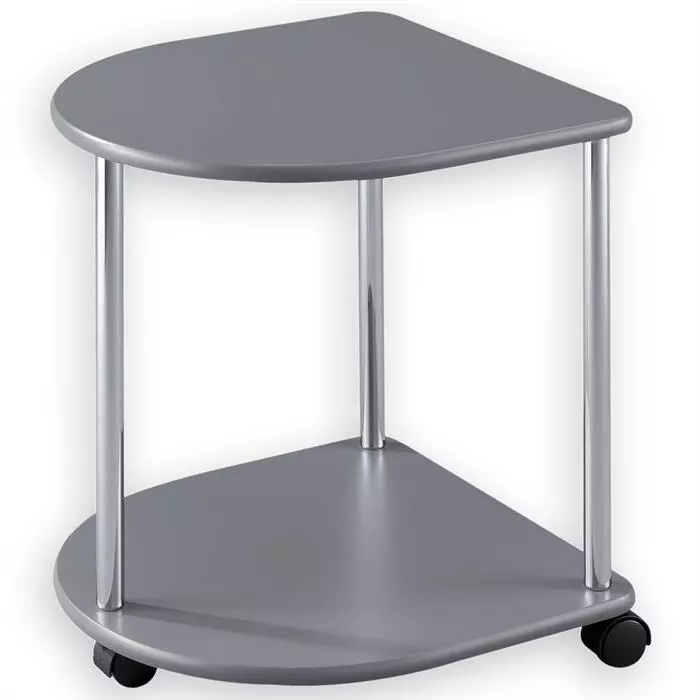 IDIMEX Beistelltisch FELINA Mit Rollen Grau 1 IDIMEX Beistelltisch FELINA Mit Rollen Grau