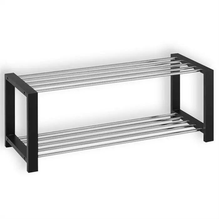 IDIMEX Schuhregal ARINA 2 Böden Schwarz 1 IDIMEX Schuhregal ARINA 2 Böden Schwarz