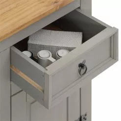 CARO-Möbel Mexico Kommode RAMON Aus Massiver Kiefer Mit 2 Schubladen Und 2 Türen -Sideboards Verkäufe 93081 3