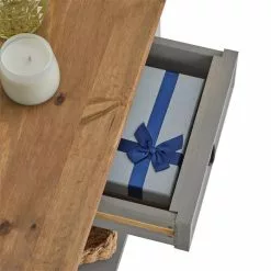 CARO-Möbel Konsolentisch RAMON Kiefer Massiv Mit 2 Schubladen, Grau/braun -Sideboards Verkäufe 93092 4 N