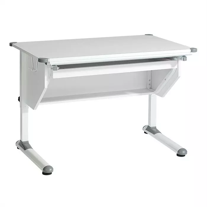 CARO-Möbel Kinderschreibtisch PHILIPP Neigbar Und Höhenverstellbar, Weiß 5 CARO-Möbel Kinderschreibtisch PHILIPP Neigbar Und Höhenverstellbar, Weiß – Bild 5