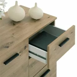 CARO-Möbel Kommode CHICAGO Asteiche, 4 Schubladen -Sideboards Verkäufe 93740 2 N1