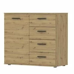 CARO-Möbel Kommode CHICAGO Asteiche, 4 Schubladen -Sideboards Verkäufe 93740 3