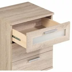 CARO-Möbel Nachttisch MARY Sonoma Eiche Mit 3 Schubladen -Sideboards Verkäufe 93757 2