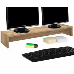 CARO-Möbel Monitorständer ZOOM 100 X 15 X 27 Cm In Wildeiche -Sideboards Verkäufe 93845 0